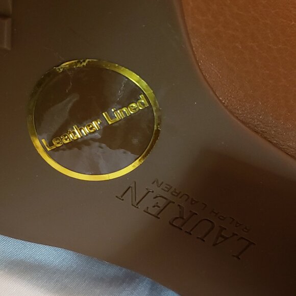 Lauren Ralph Lauren Womens Mylah Tan Chelsea Boots 9 B (M) - Picture 9 of 10